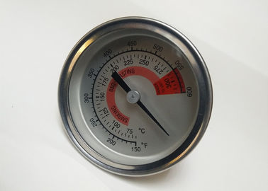 2.25" Dial Stainless Steel BBQ Meat Thermometer 57mm With Dual Gage